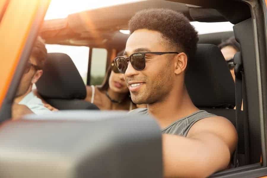 Let LifeSafer take care of your interlock needs man driving with smile