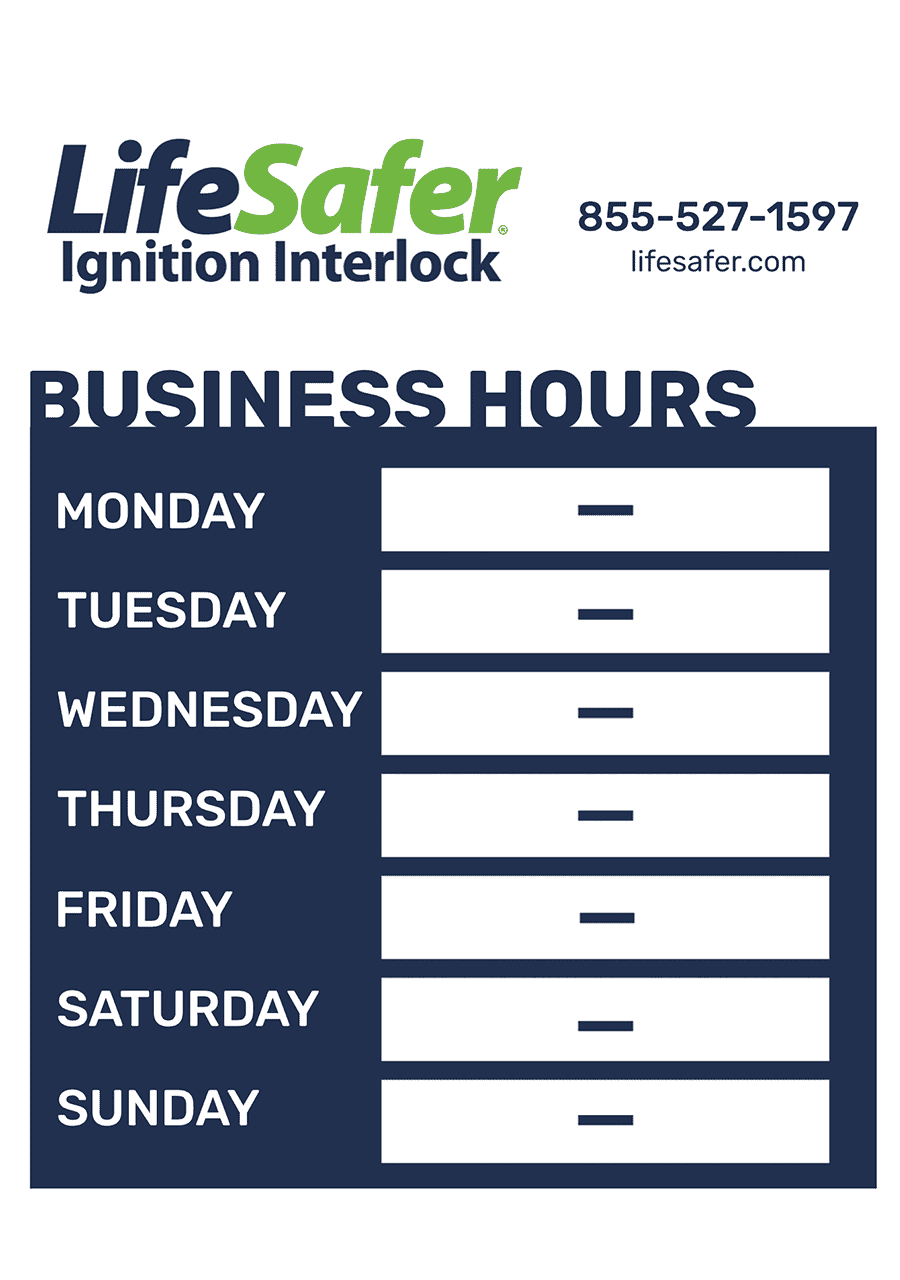 Service Center Location Materials LifeSafer Ignition Interlock