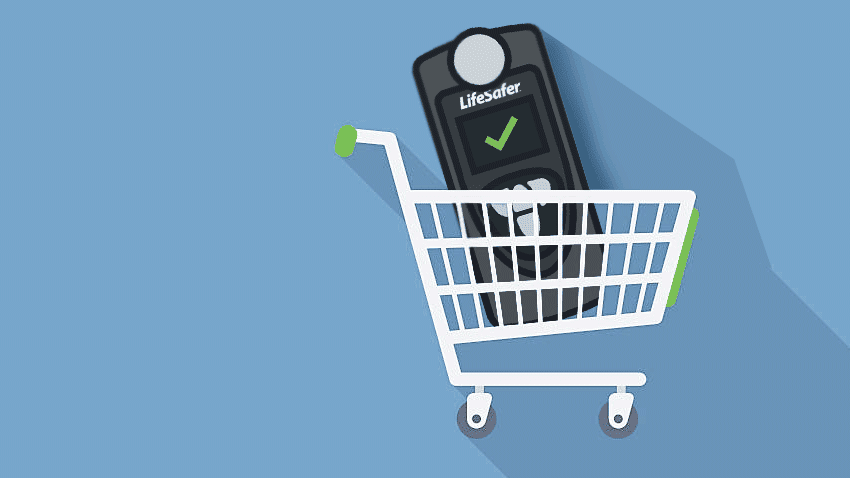 Lifesafer Interlock Device in a Shopping Cart