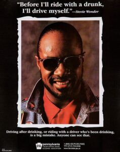 Stevie Wonder ad against drunk driving