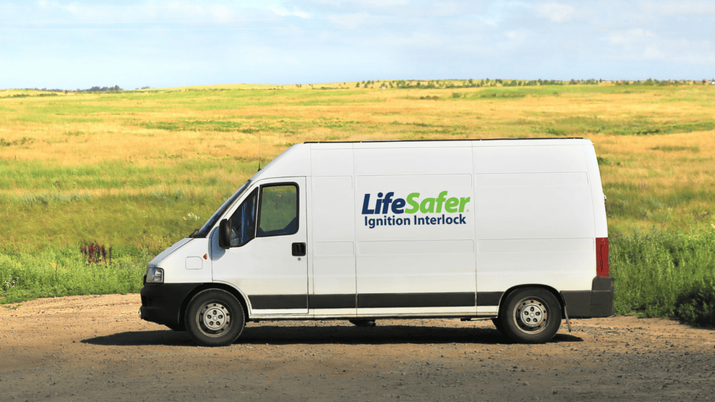  Lifesafer van equipped with tools and equipment for mobile ignition interlock device installations.